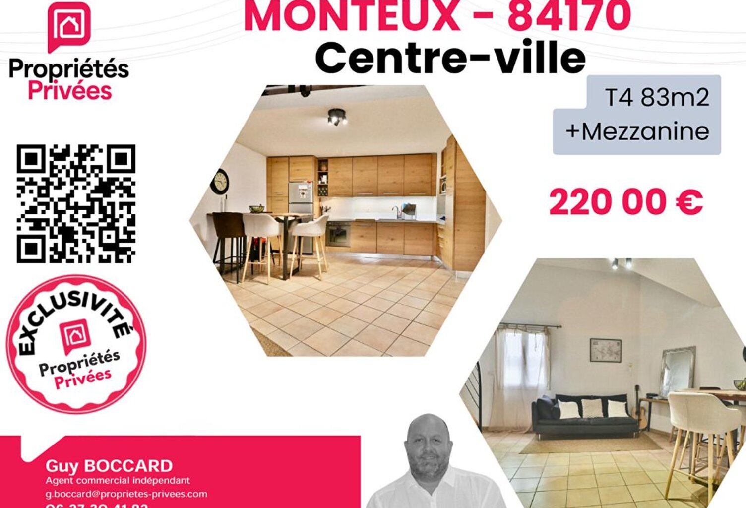 Appartement Monteux 4 pièce(s) 83.89 m2 — photo 1