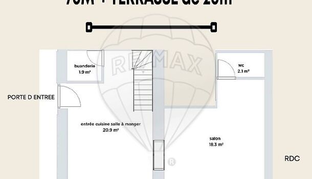 Appartement 3 pièces  à vendre Arvert 17530