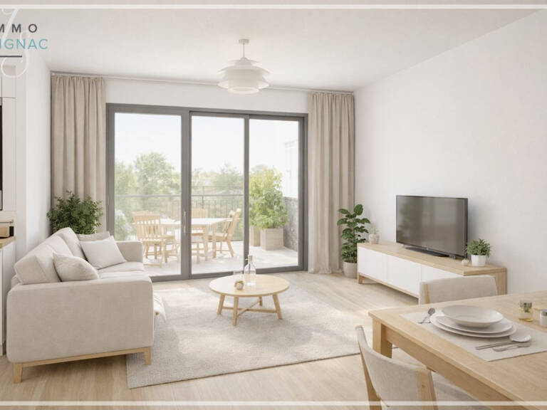 T2 neuf avec grand balcon   Écoquartier nouvelle génération — photo 1