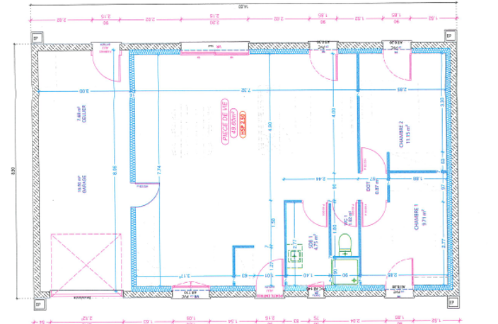 MAISON DE 2021, 2 CHAMBRES sur 593 m2 — photo 2