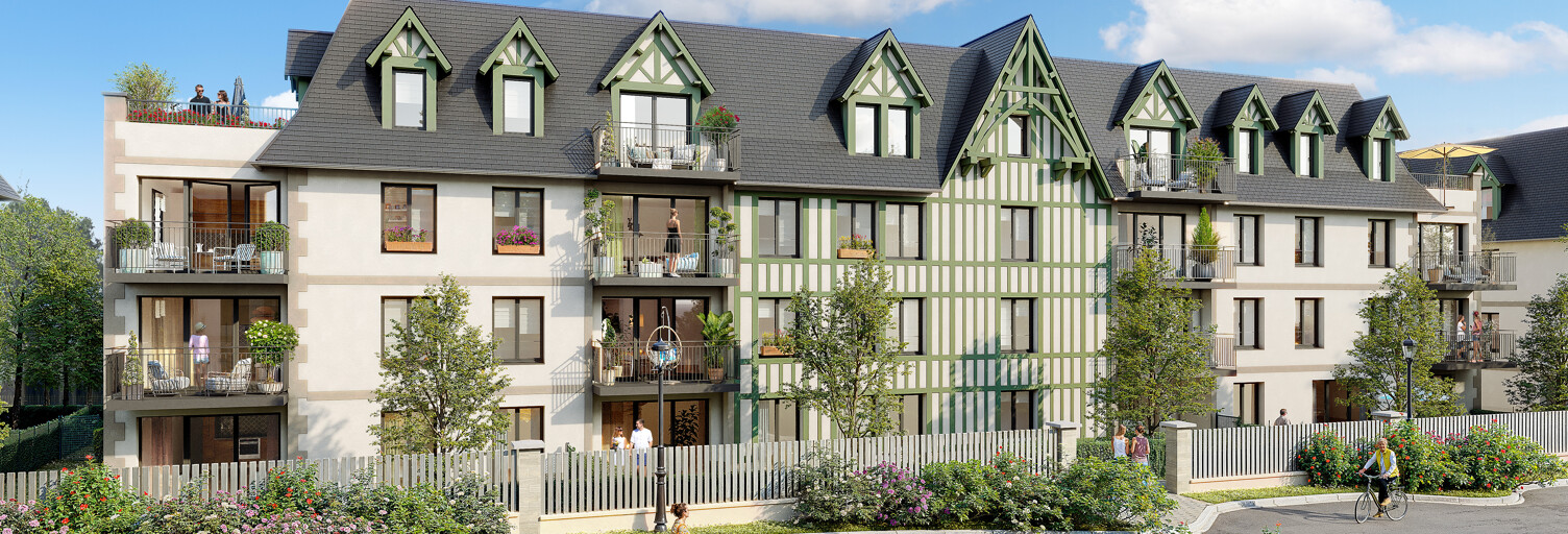 Appartement neuf T1, T2, T3, T4, T5 Pièce 28 à 120 m² à vendre à Benerville-sur-Mer (14910)