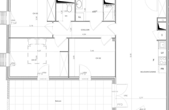 Appartement Neuf Type 3 Disponible Immédiatement — photo 3