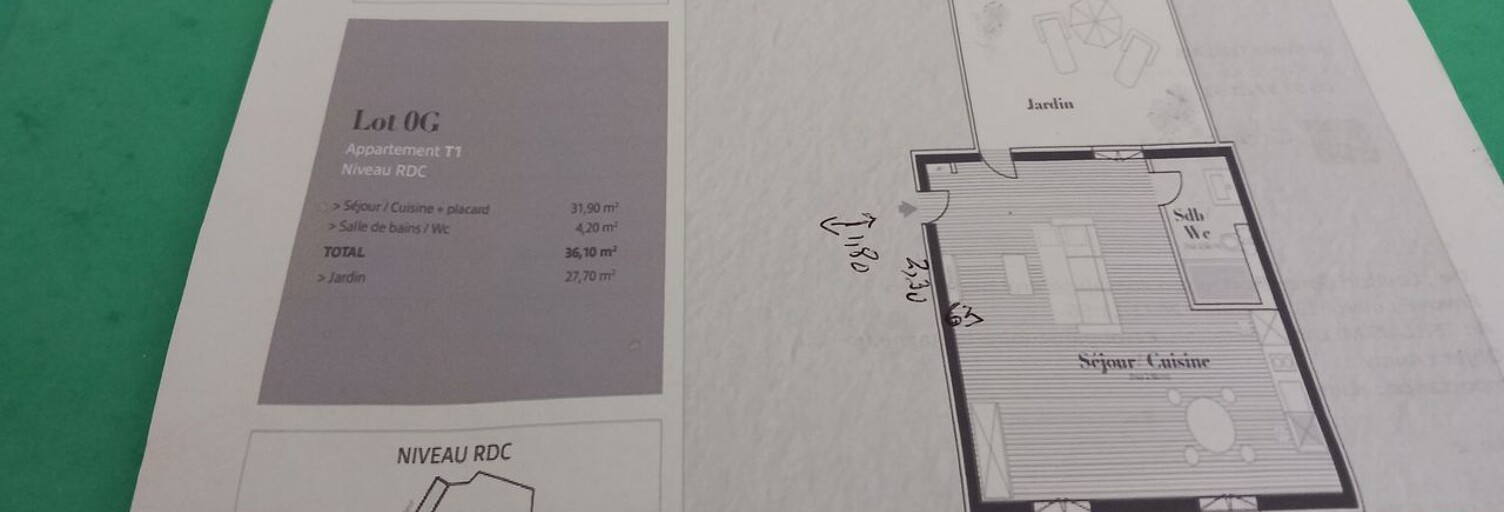 Appartement 1 Pièce 36 m² à louer à Auray (56400)