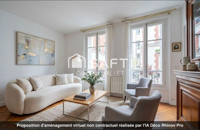 Appartement T4 au calme et proche du métro Père Lachaise — photo 3