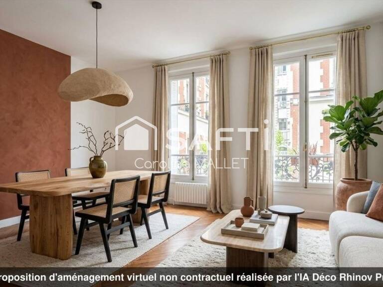 Appartement T4 au calme et proche du métro Père Lachaise — photo 1