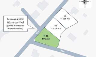 Terrain  506 m² à vendre à Néant-sur-Yvel (56430)