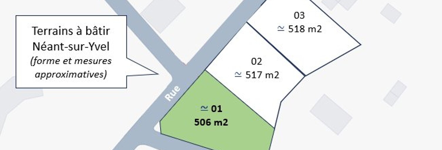 Terrain  506 m² à vendre à Néant-sur-Yvel (56430)