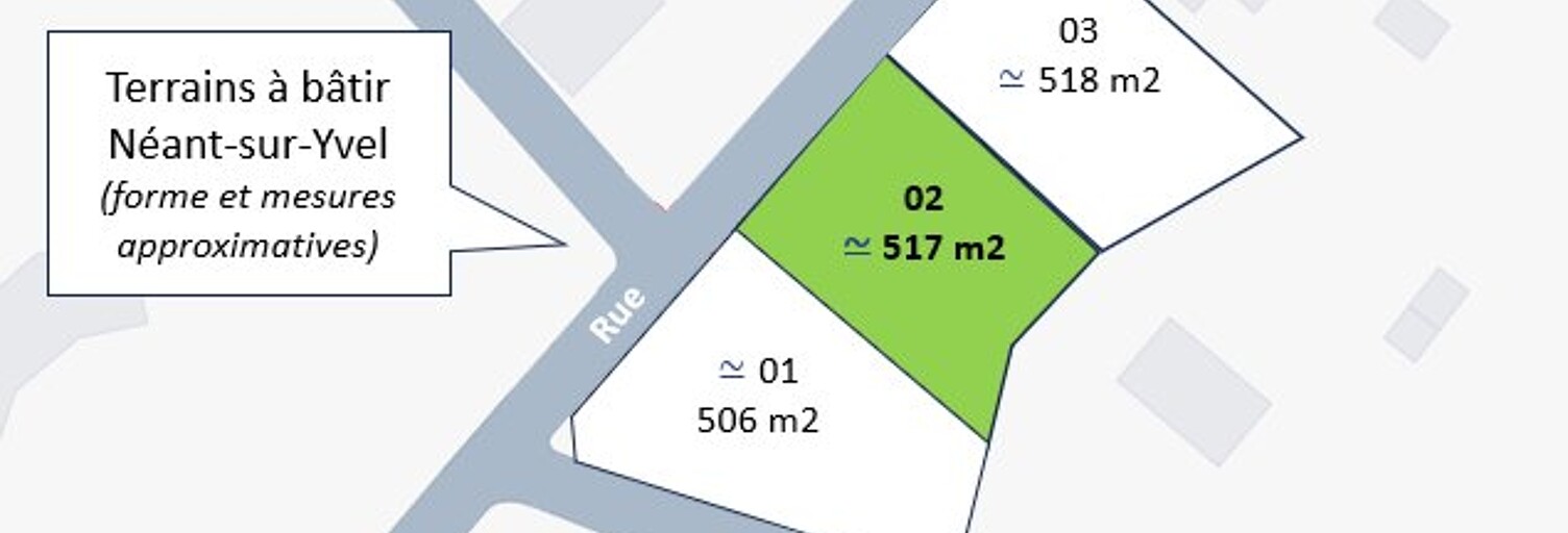 Terrain  517 m² à vendre à Néant-sur-Yvel (56430)