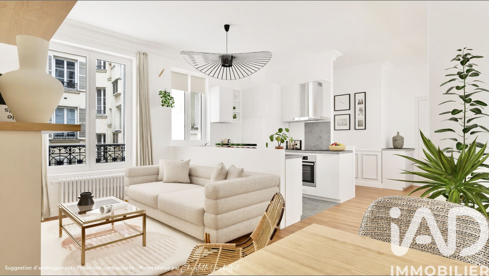 Appartement à vendre, 2 pièces, 50 m², Paris