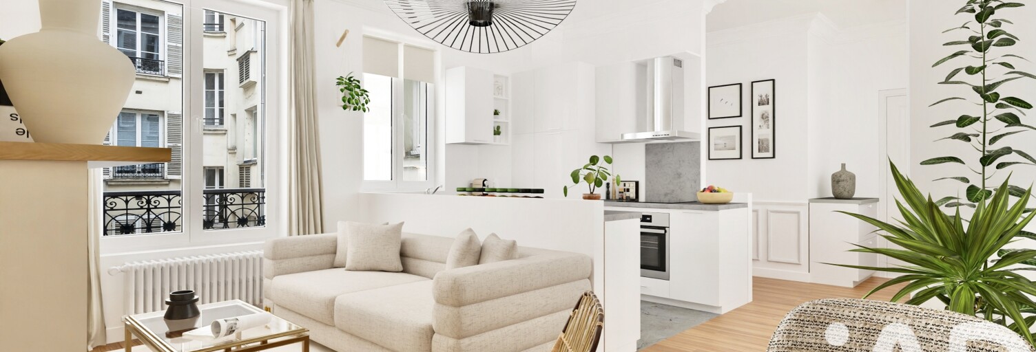 Appartement 2 Pièces 50 m² à vendre à Paris 18 (75018)
