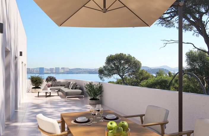 Appartement À Vendre T2 40,70m2 + Terrasse 15m2 et parking en sous Sol La Seyne sur Mer Frais de notaires offerts ! — photo 2