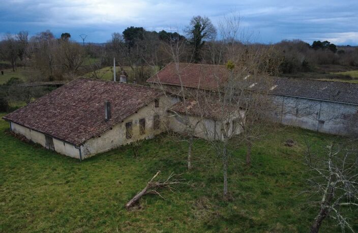 A VENDRE  LANDAISE EN PIERRE À RÉNOVER AUX PORTES DE BAZAS — photo 2