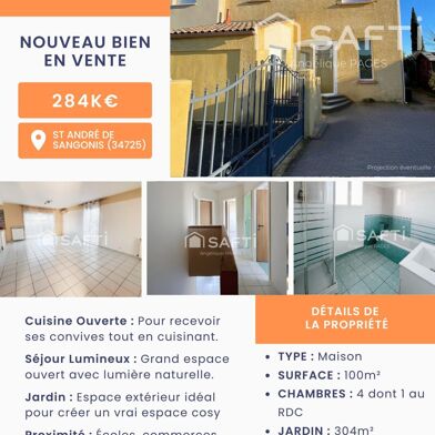 Maison 5 pièces 284000 €