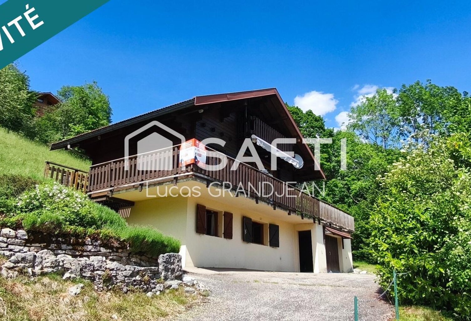 Chalet jurassien plein sud avec vue ouverte — photo 1