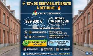 Immeuble  150 m² à vendre à Béthune (62400)
