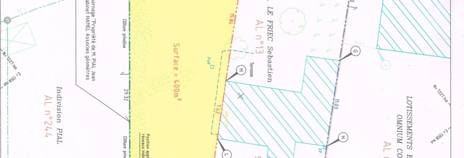 Terrain  400 m² à vendre à Thorigné-Fouillard (35235)