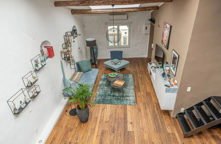 Vieux-Port 13007   T3 en duplex style loft industriel, dernier étage — photo 5