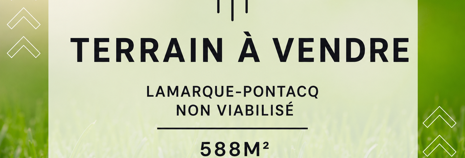Terrain  588 m² à vendre à Lamarque-Pontacq (65380)
