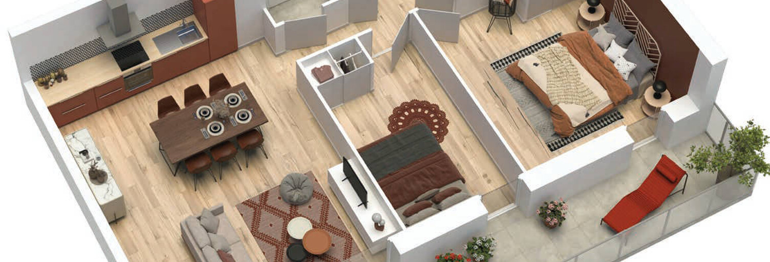 Appartement 3 Pièces 79 m² à vendre à Le Relecq-Kerhuon (29480)