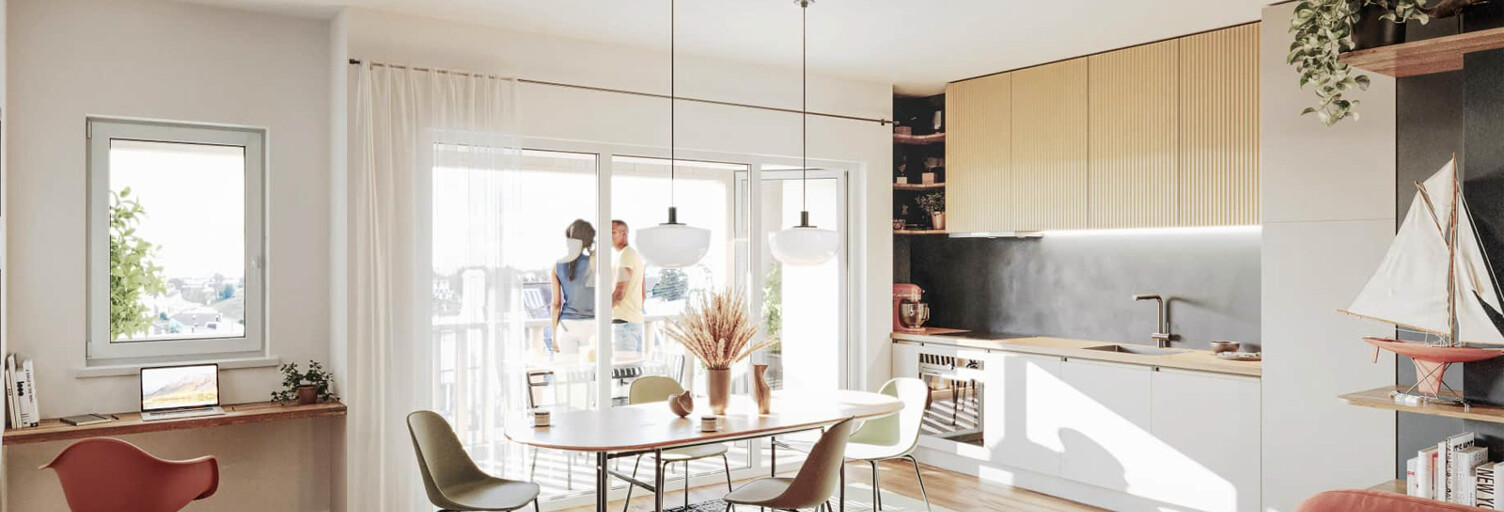 Appartement neuf T2, T3 Pièce 40 à 60 m² à vendre à Brest (29200)