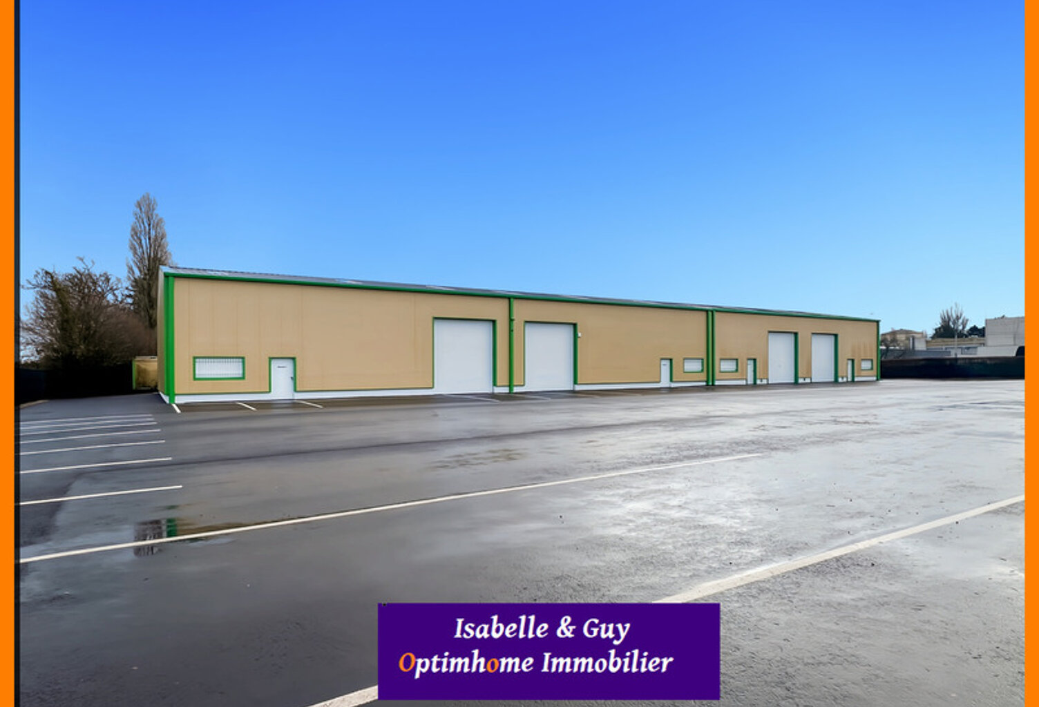 Zone industrielle, bâtiment entrepôt de 1 000 m² — photo 1