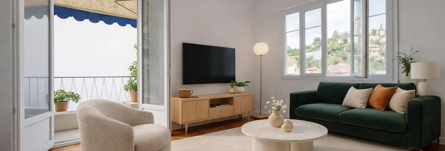 Appartement 2 Pièces 53 m² à vendre à Nice (06200)