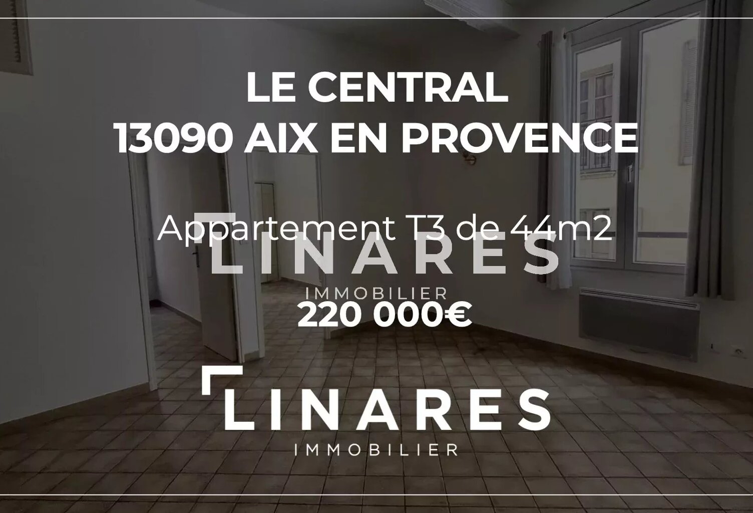 LE CENTRAL - Appartement T3 de 44 m2 - 13100 — photo 1
