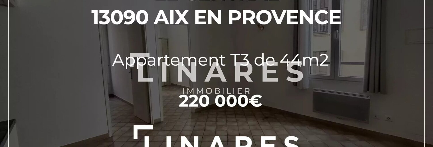 Appartement 3 Pièces 43 m² à vendre à Aix-en-Provence (13100)