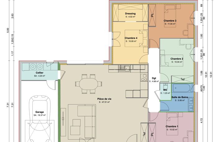 Vente maison 4 pièces 93 m² Pouilly-lès-Feurs (42110) — photo 5