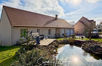 Maison récente de plain-pied à vendre en exclusivité à Authevernes – 152,35 m² – 5 pièces – 3 chambres – Double garage – Pièce cinéma / jeux 18 m² — photo du bien