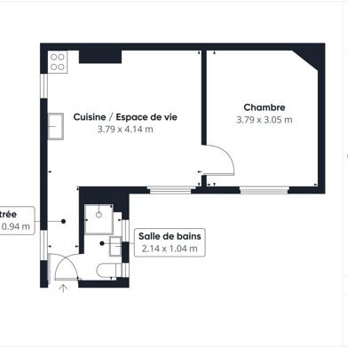 Appartement 2 pièces 320000 €