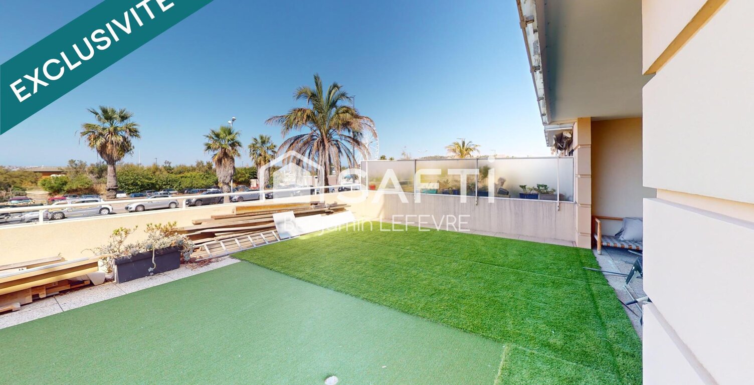 T5 DE 112M2 EN RDJ PREMIÈRE LIGNE AVEC TERRASSES (123 m² & 25 m²) — photo 1