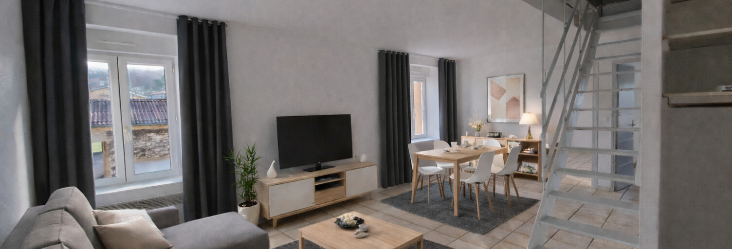 Appartement 4 Pièces 70 m² à vendre à Marennes (69970)