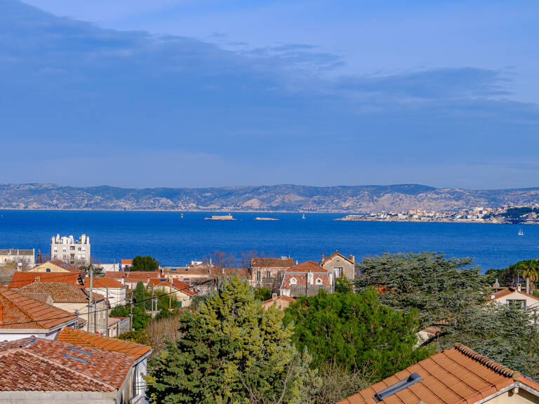 Appartement T3 Marseille 8eme terrasse vue mer — photo 1