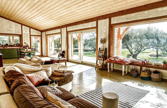 RARE ! VILLA BIOCLIMATIQUE DE 2025 150M2 AU COEUR D'UNE OLIVERAIE VILLAGE PRISE — photo 2