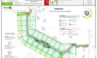 Terrain  942 m² à vendre à Vieilley (25870)