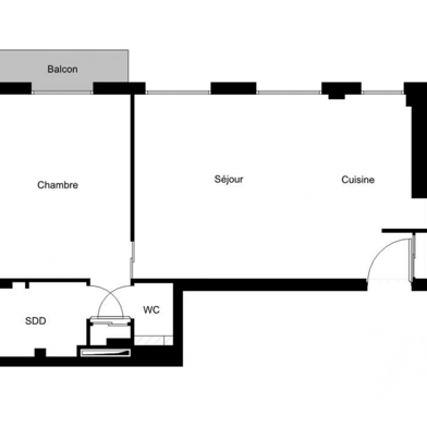 Appartement 2 pièces 395000 €