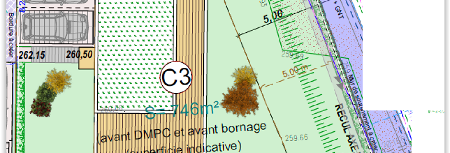 Terrain  746 m² à vendre à La Gaude (06610)