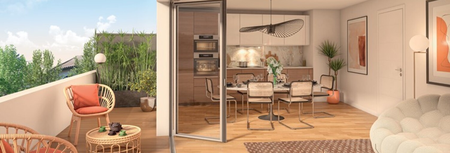 Appartement neuf T3, T4 Pièce 60 à 75 m² à vendre à Toulouse (31000)