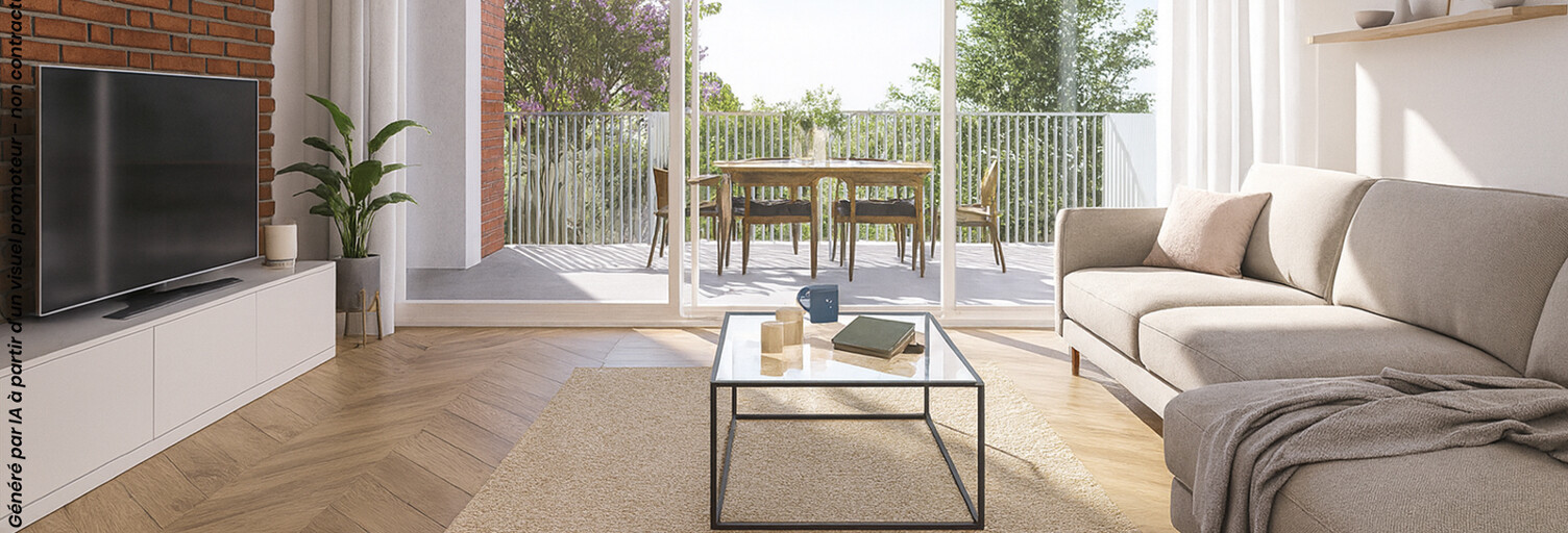 Appartement neuf T2, T3, T4 Pièce 40 à 75 m² à vendre à Toulouse (31000)