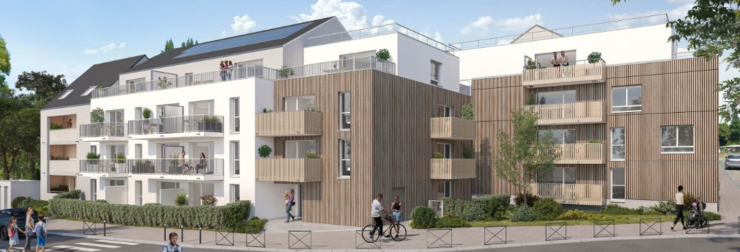 Appartement neuf T1, T2, T3, T4 Pièce 35 à 76 m² à vendre à La Mézière (35520)