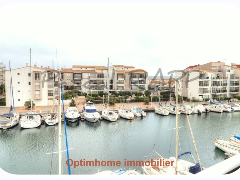 Appartement à vendre 3 pièces LE CAP D'AGDE (34) - vue mer et chenal — photo 1