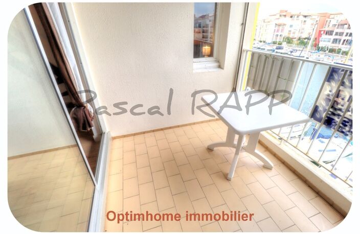Appartement à vendre 3 pièces LE CAP D'AGDE (34) - vue mer et chenal — photo 2