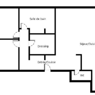 Appartement 3 pièces 1250 €