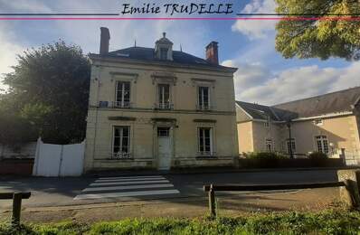 Dpt Sarthe (72), à vendre LA CHARTRE SUR LE LOIR maison 5/6 chambres BORD DE LOIR  terrain de 275m² — photo du bien