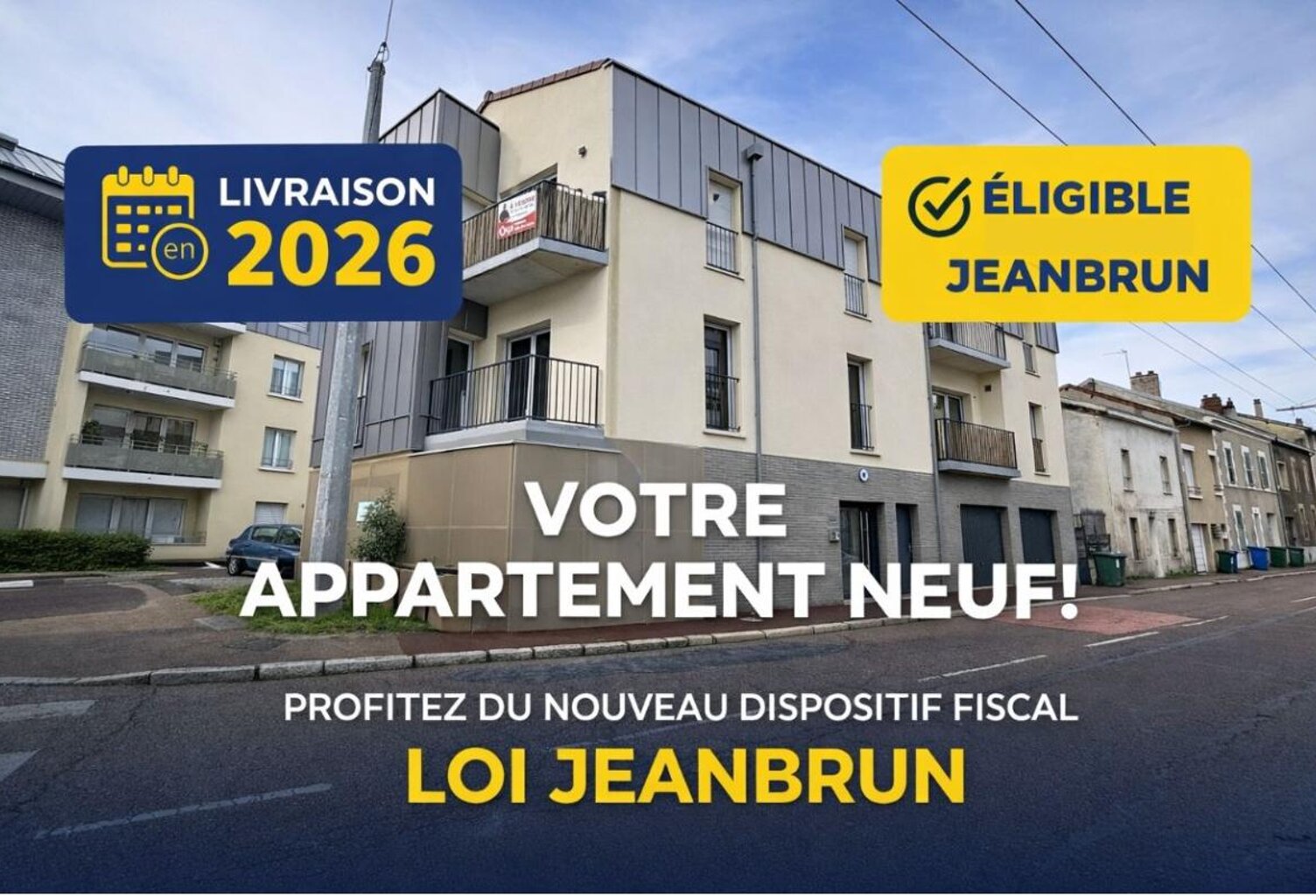 Appartement T3 neuf – Éligible au dispositif Bailleur Privé – Livraison 2026 — photo 1