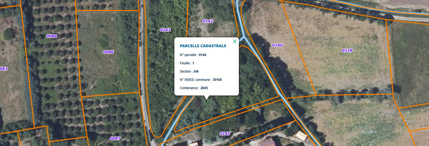 Terrain  2645 m² à vendre à Marguerittes (30320)