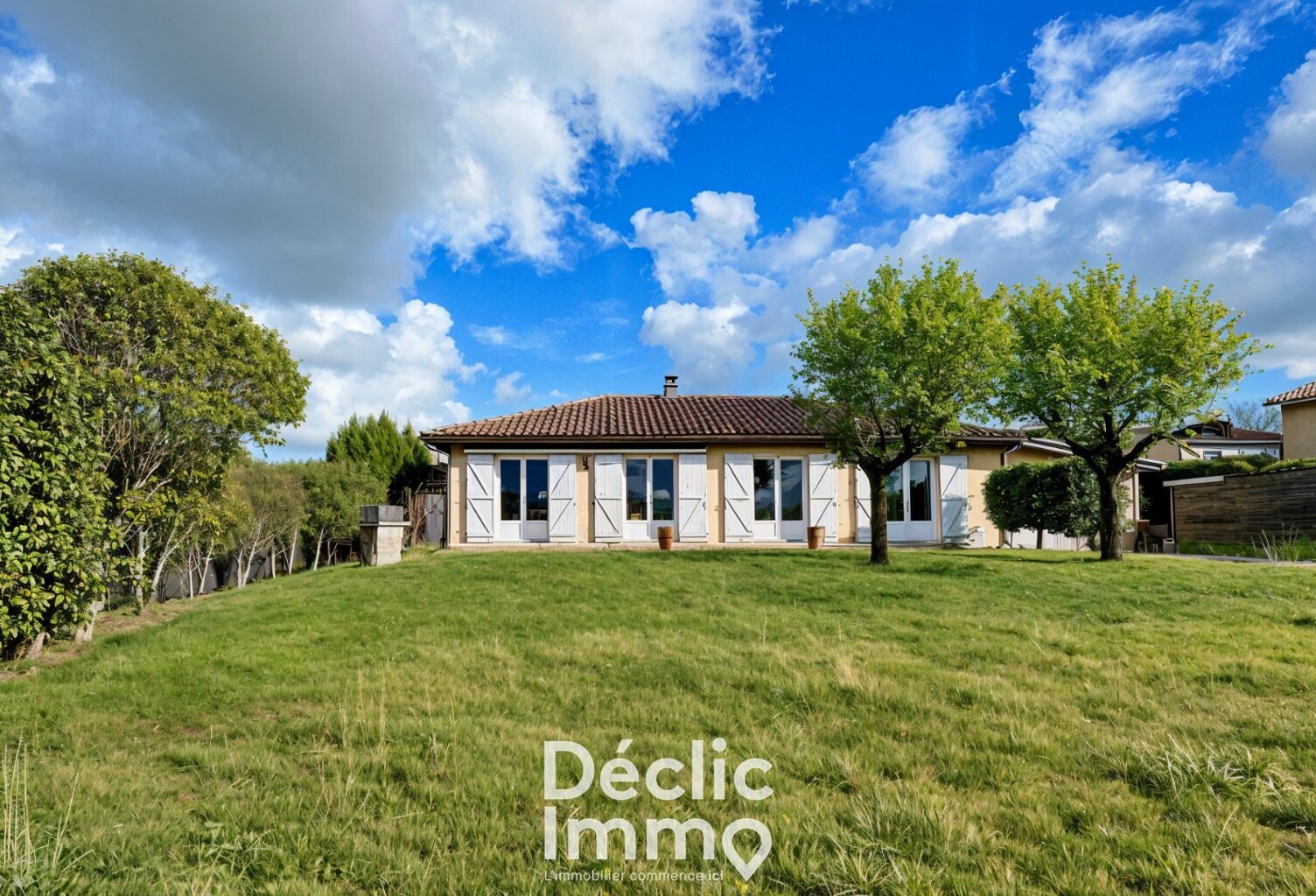 À vendre maison 3 chambres et grand jardin 1000m2 à 15min de Bordeaux — photo 1