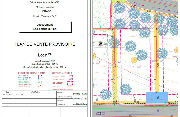 SONNAZ - Terrain - 904 m² - Lot 7 — photo 3