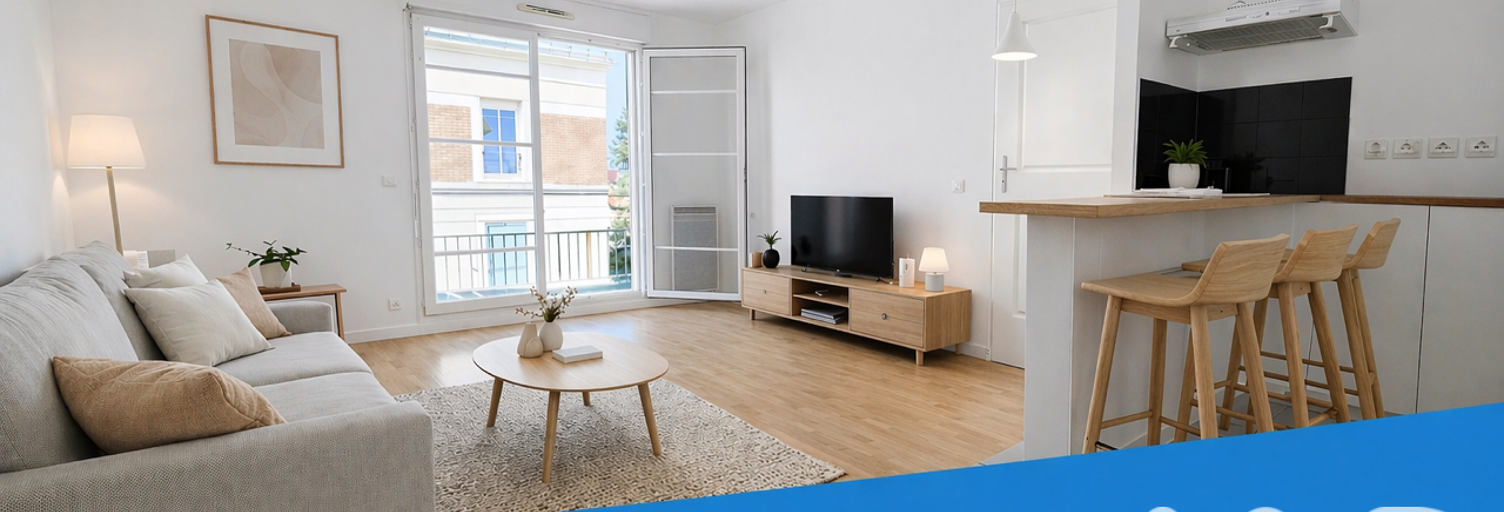 Appartement 2 Pièces 45 m² à vendre à Les Clayes-sous-Bois (78340)